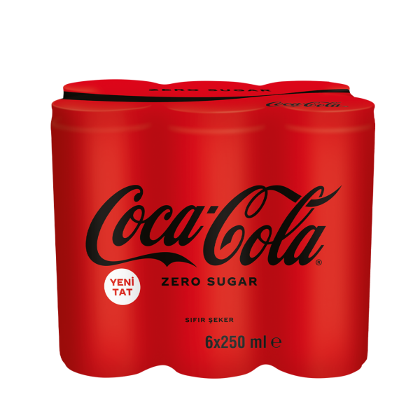 Coca Cola Zero 6x250ml Kutu