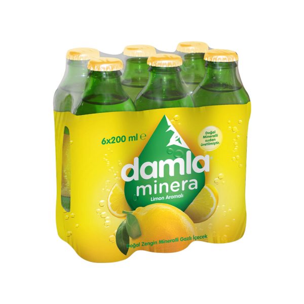Damla Minera Limon 6x200ml