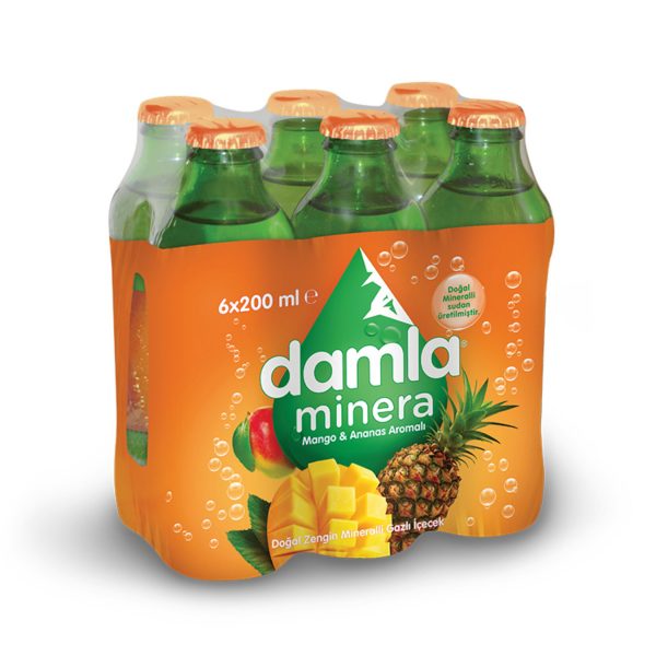 Damla Minera Mango Ananas 6x200ml