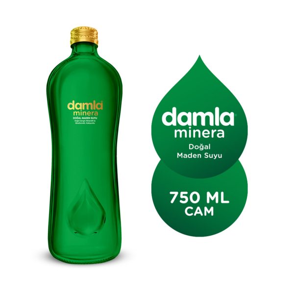 Damla Minera 750ml Cam